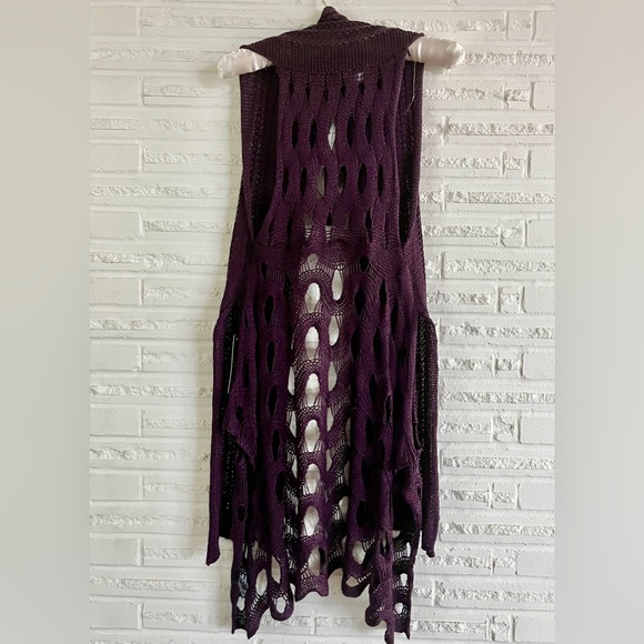 NWT BCBG Maxazria purple duster - Picture 3 of 6